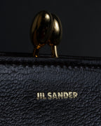 "JIL SANDER" Goji frame structured leather bag