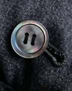 "tricot COMME des GARCONS" 
Double-breasted reversible fur tailored coat