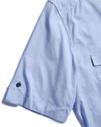 DOLCE & GABBANA (Gold)/ Oversized Design Short Sleeves Shirt Blue