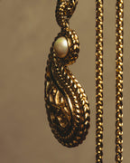 "Christian Dior" 80's-90's Ornate pendant necklace