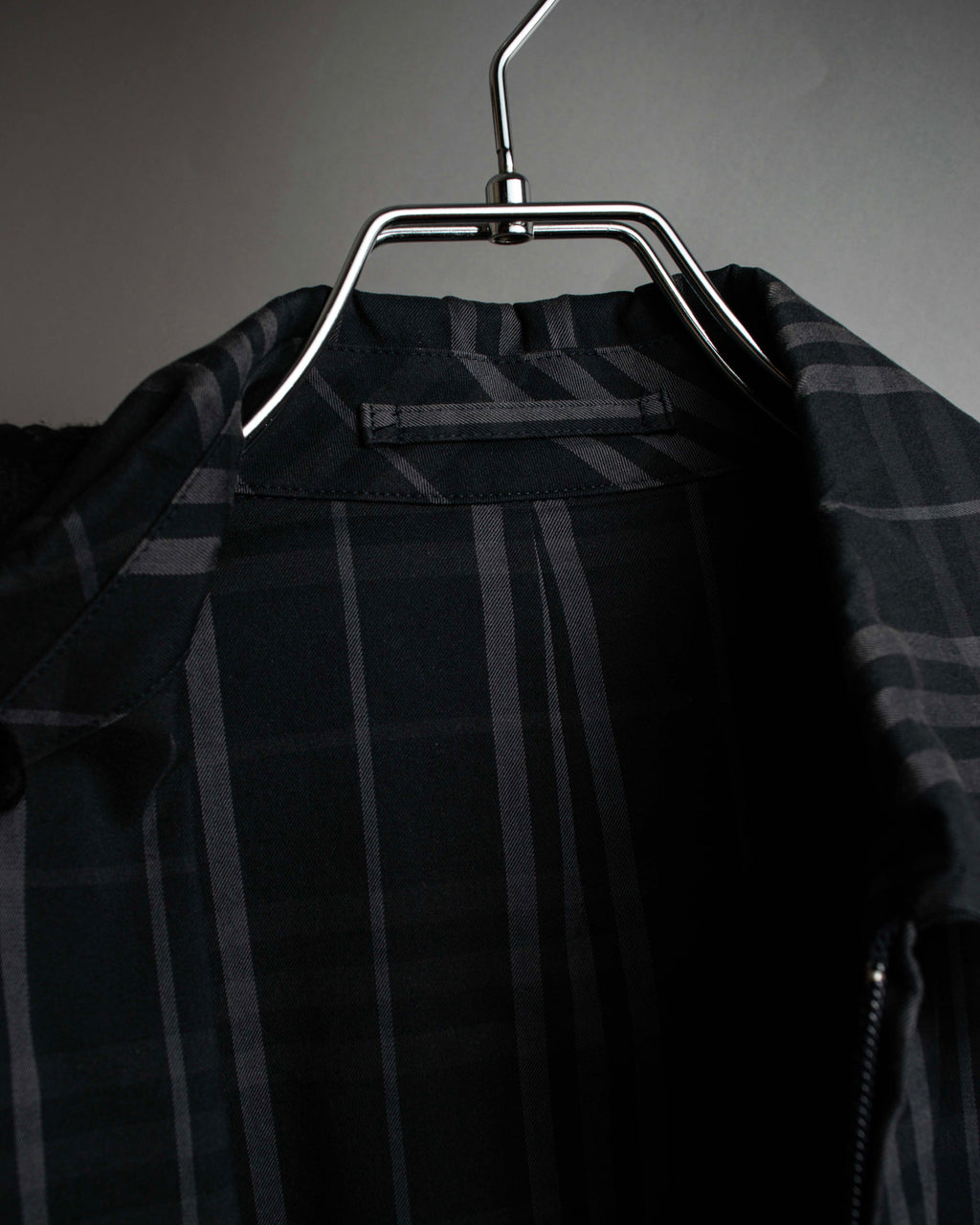 "BURBERRY" Combination leather design check pattern one-shoulder bag