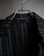 "BURBERRY" Combination leather design check pattern one-shoulder bag