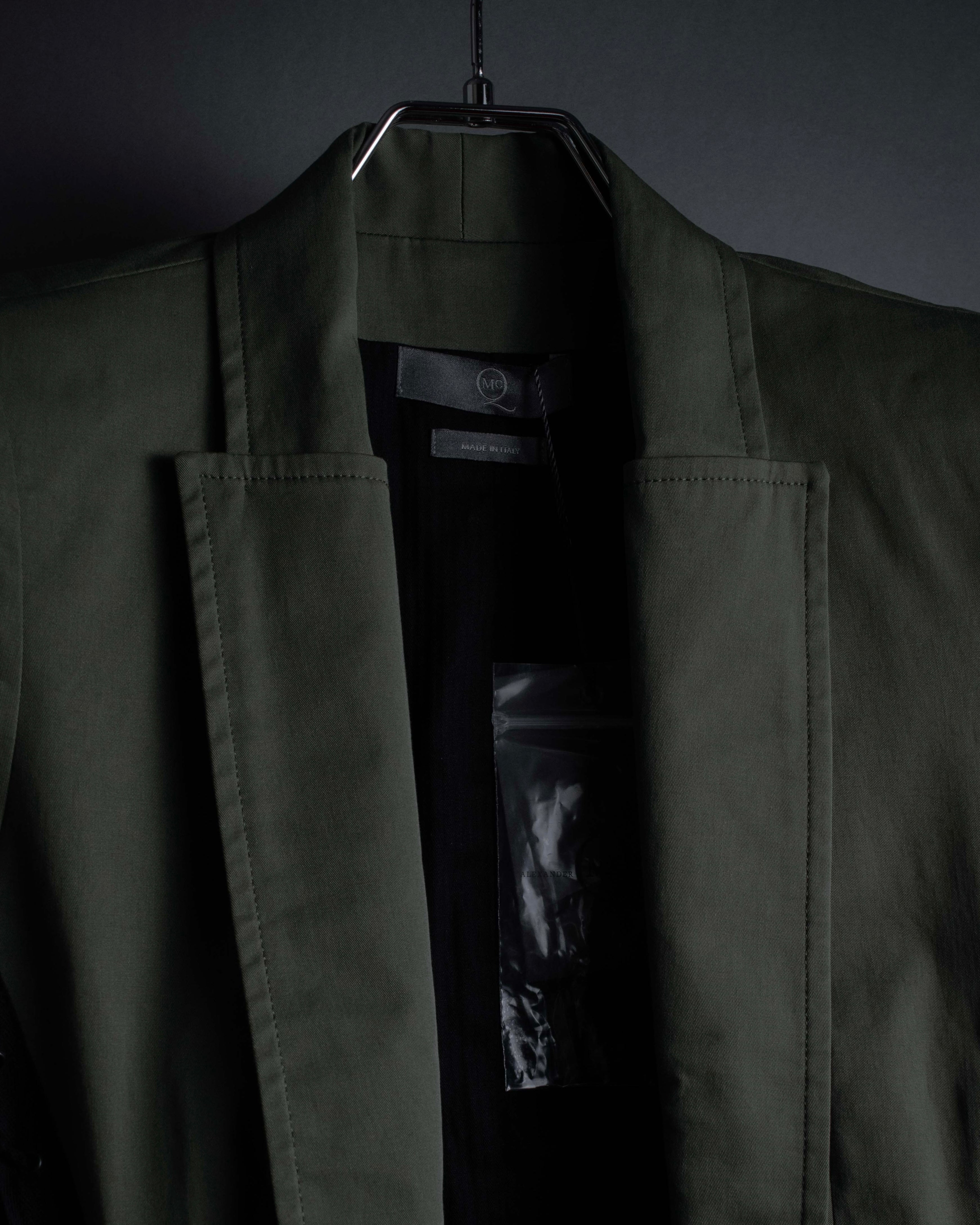 "MCQ Alexander McQueen" Lace-up panel design shaped jacket