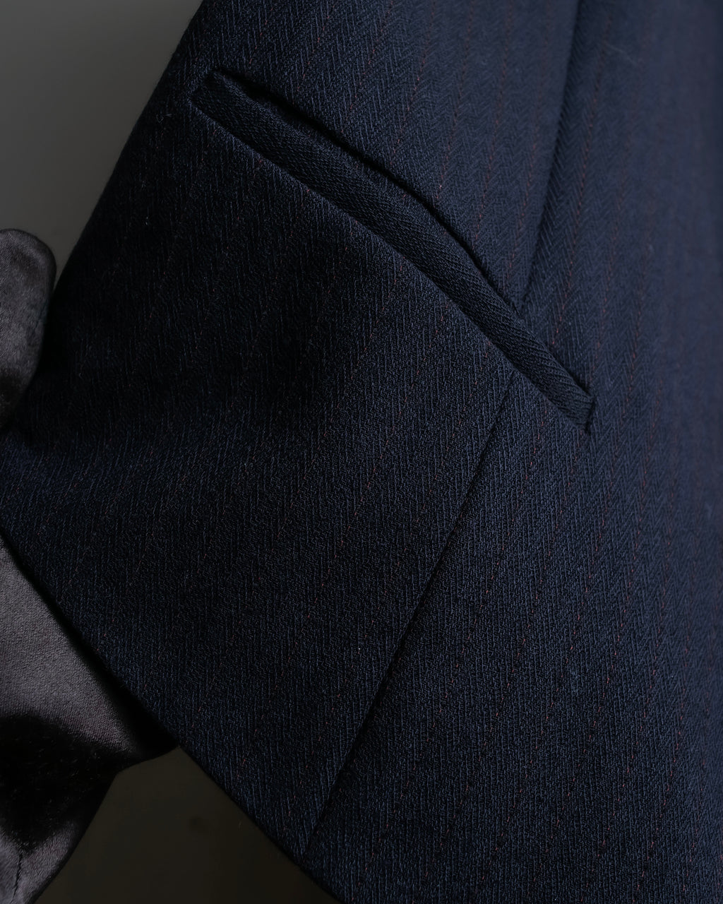 Vintage navy color wool vest