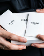 "CELINE" Fringe emblem design long necklace