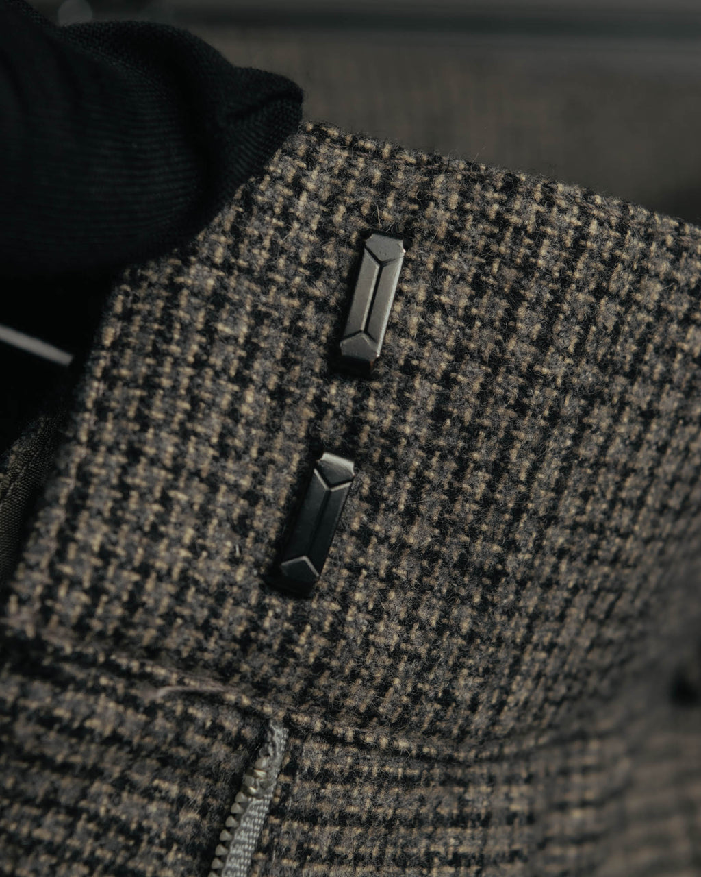 -SPECIAL- “CHANEL” 05AWmicro houndstooth tweed wide trousers