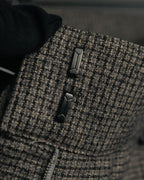 -SPECIAL- “CHANEL” 05AWmicro houndstooth tweed wide trousers