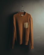 "Maison Margiela" 2021AW Textured ribbed crewneck sweater
