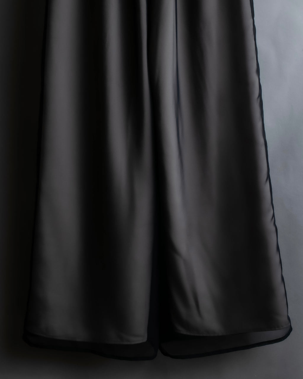 "LANVIN en Bleu" Sheer layered sarouel wide pants