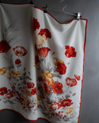 "Christian Dior" Various floral silk scarf