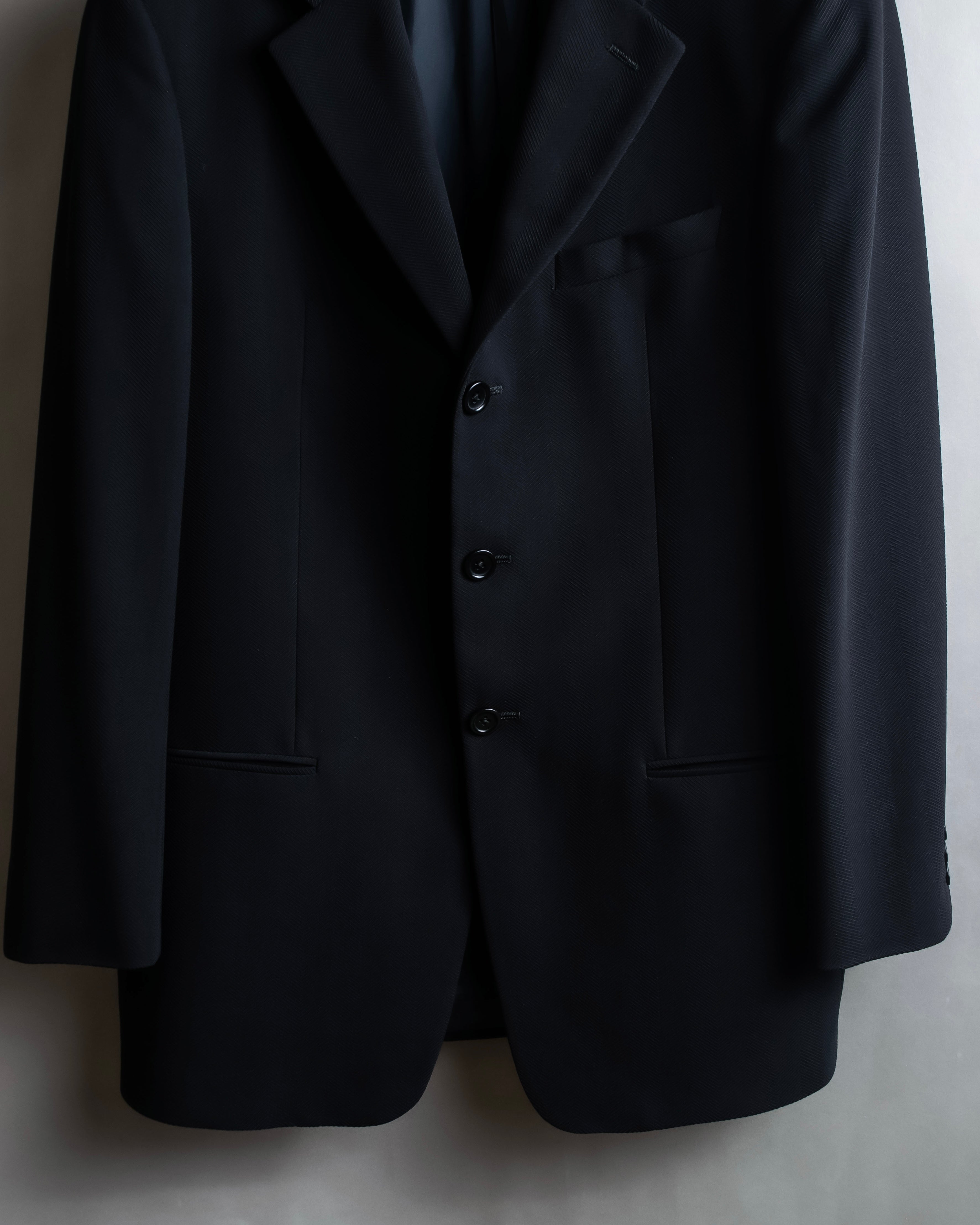 "ARMANI COLLEZIONI" Herringbone weave classical detail set up