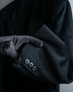 "MONSIEUR GIVENCHY" Double-breasted cashmere blend chesterfield coat