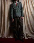 "MARNI" Geometric pattern double-breasted tailored jacket