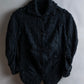 "ISSEY MIYAKE me" Textured material shawl collar short length jacket