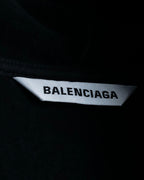 "BALENCIAGA" Oversized poncho flare silhouette hoodie
