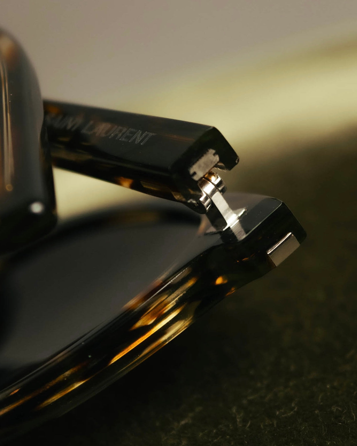 “SAINT LAURENT” YSL Bold 28 Havana sunglasses