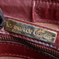 "Cartier" 2C logo engraved bordeaux color boston bag