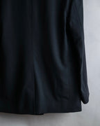 "GUCCI" 90's Beautiful draping fly-front tailored jacket