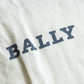 "BALLY" Trapezoid design patent leather one handle leather bag