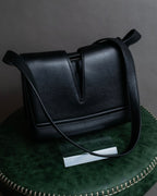 "JIL SANDER" Minimalist design leather shoulder bag