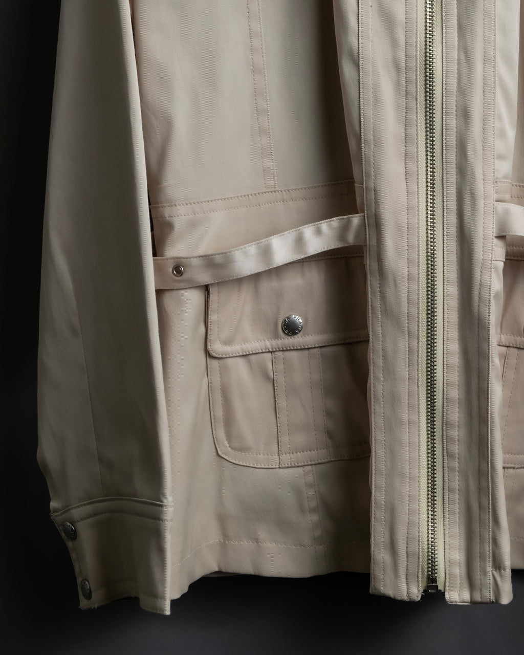 "PRADA" Military detail cotton jacket