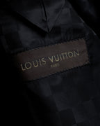 "LOUIS VUITTON" Geometric pattern velvet tailored jacket