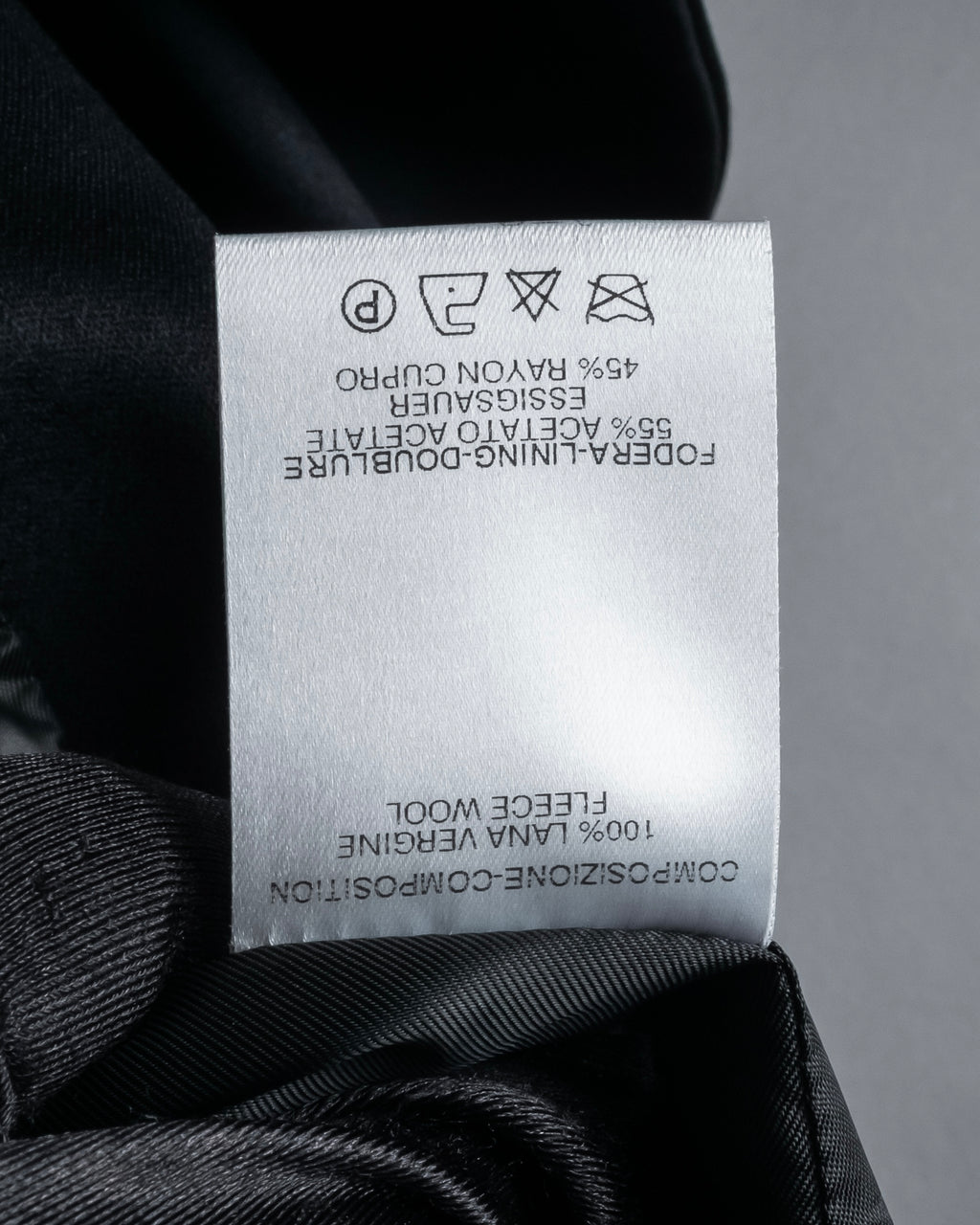 -SPECIAL- "YVES SAINT LAURENT rive gauche" 03 year Tom Ford period corset design long coat