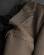 "MAISON MARGIELA" 13AW structured mid-length tailored coat