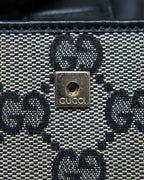 "GUCCI" GG pattern leather compact wallet