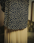 -SPECIAL- "Saint Laurent" 2019-2020 Polka dot silk long sleeve shirt