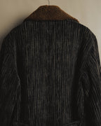"Christian Dior" 80's-90's Classically tailored belted double-breasted coat