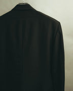 -SPECIAL- “Christian Dior MONSIEUR” 80’s-90’s satin peak-lapel tuxedo jacket