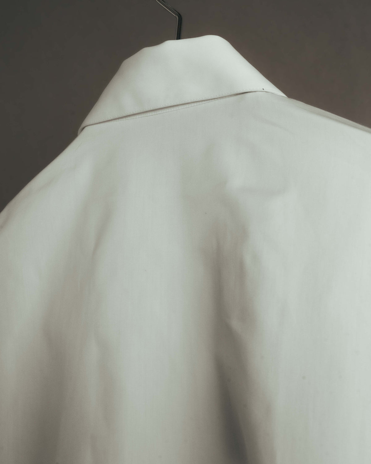 -SPECIAL- "Dior" 10's-20's Sculptural cord embellished concealed placket long sleeve dress shirt