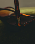 "Yves Saint Laurent" 80's Oversized tortoiseshell square sunglasses