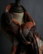 "Vivienne Westwood" Orb & argyle pattern long muffler