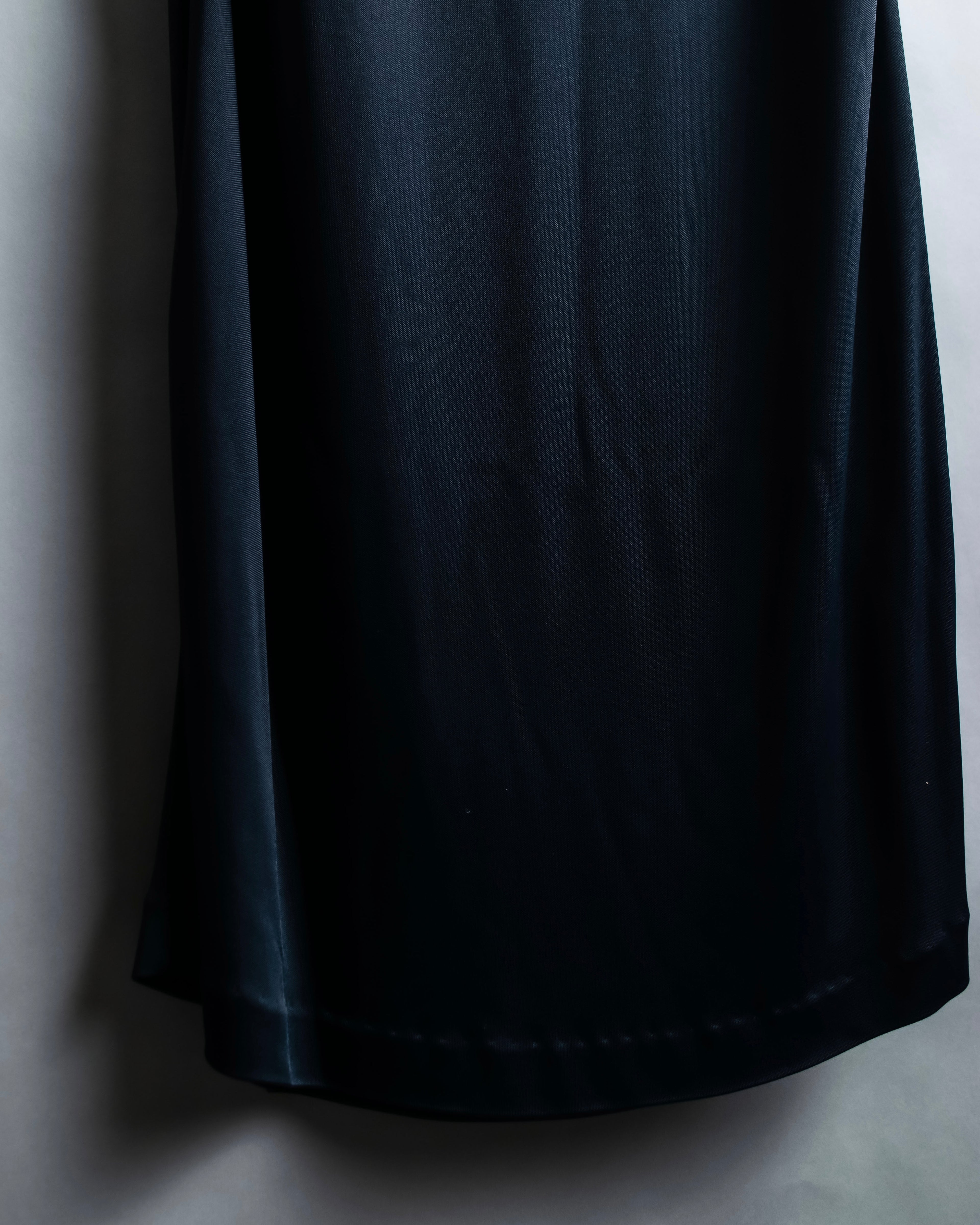 "GUCCI" Maxi-length glossy rayon skirt