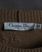 "Christian Dior" John Galliano period elbow patch knit