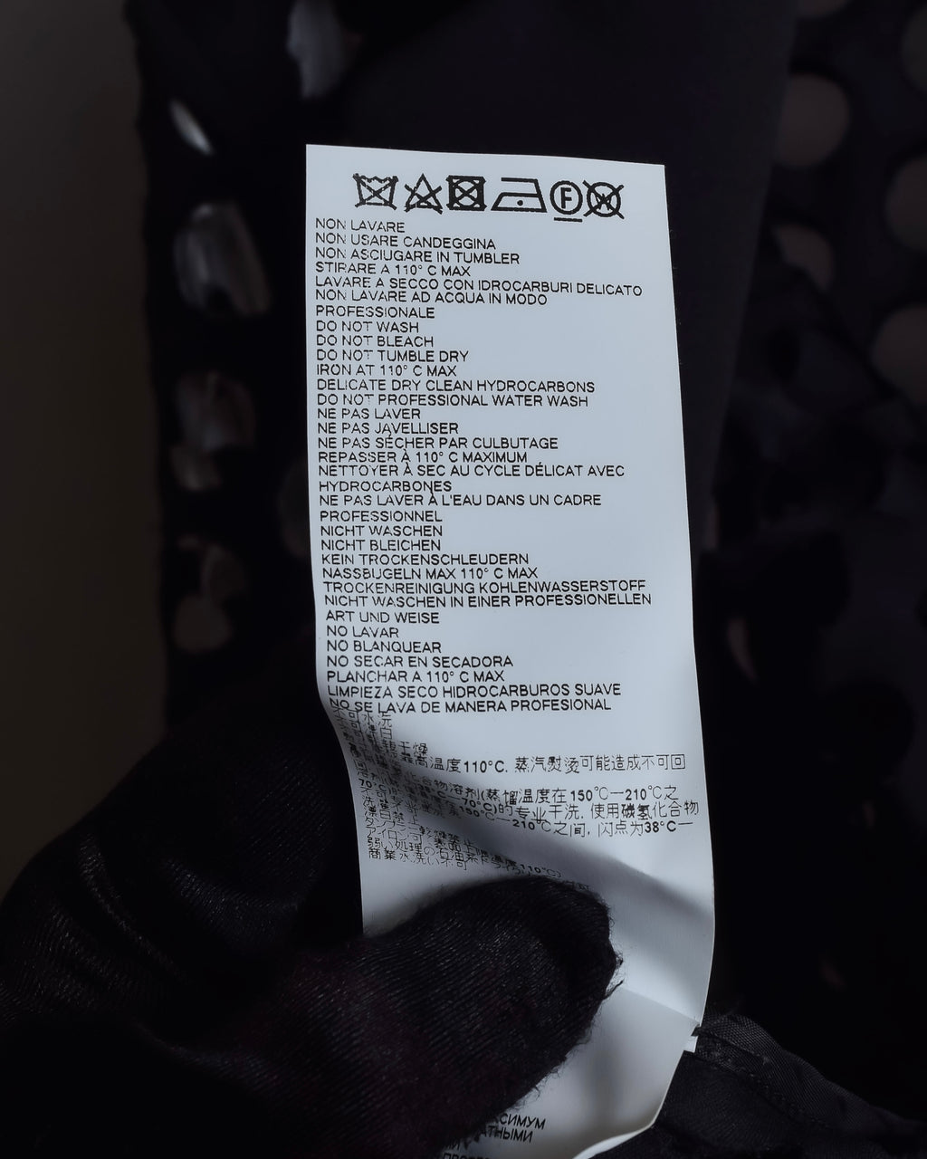 "MAISON MARGIELA" 20SS Cut-out layered structure long coat