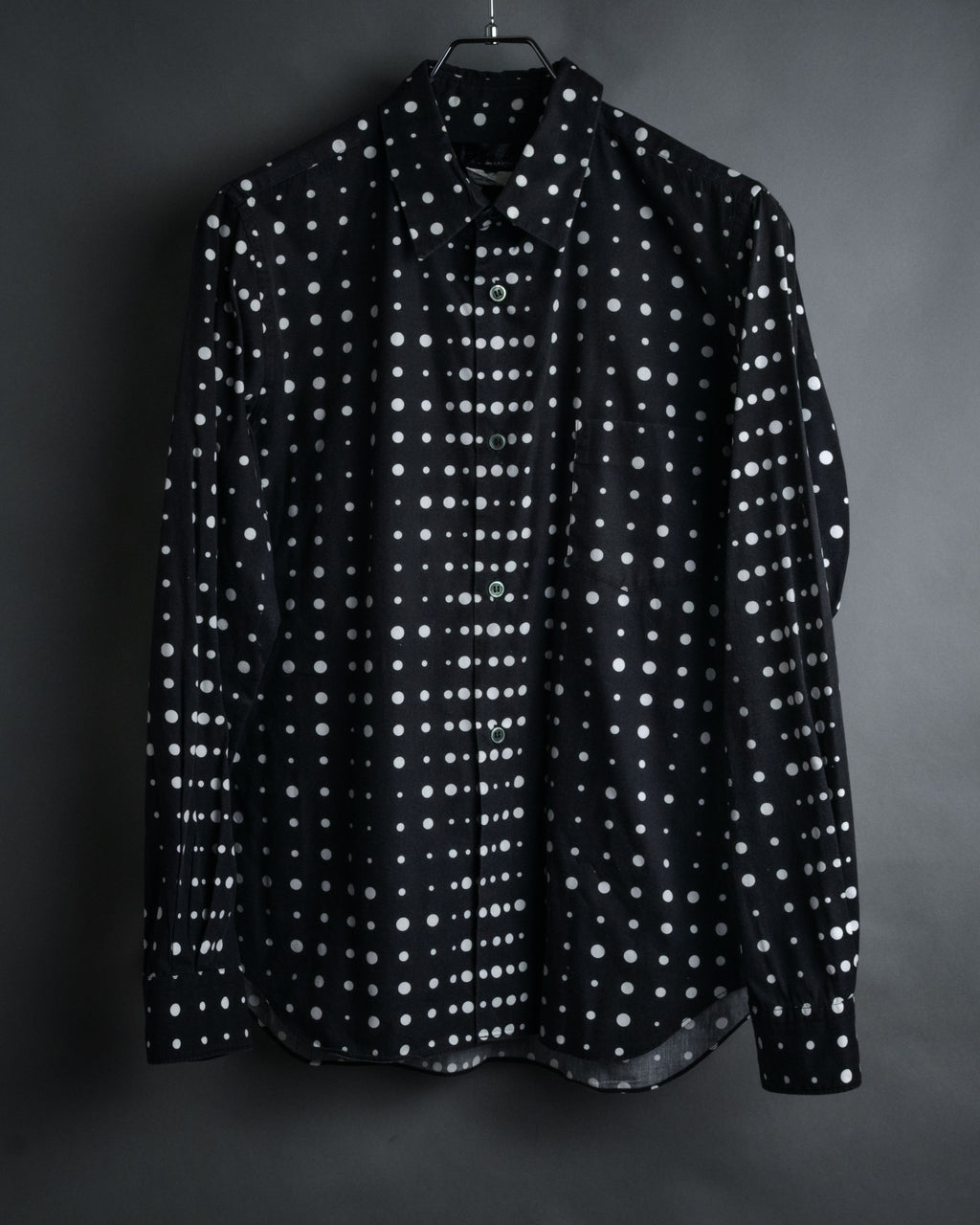 “COMME des GARÇONS” 2010SS Graphic polka dot cotton shirt