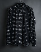 “COMME des GARÇONS” 2010SS Graphic polka dot cotton shirt