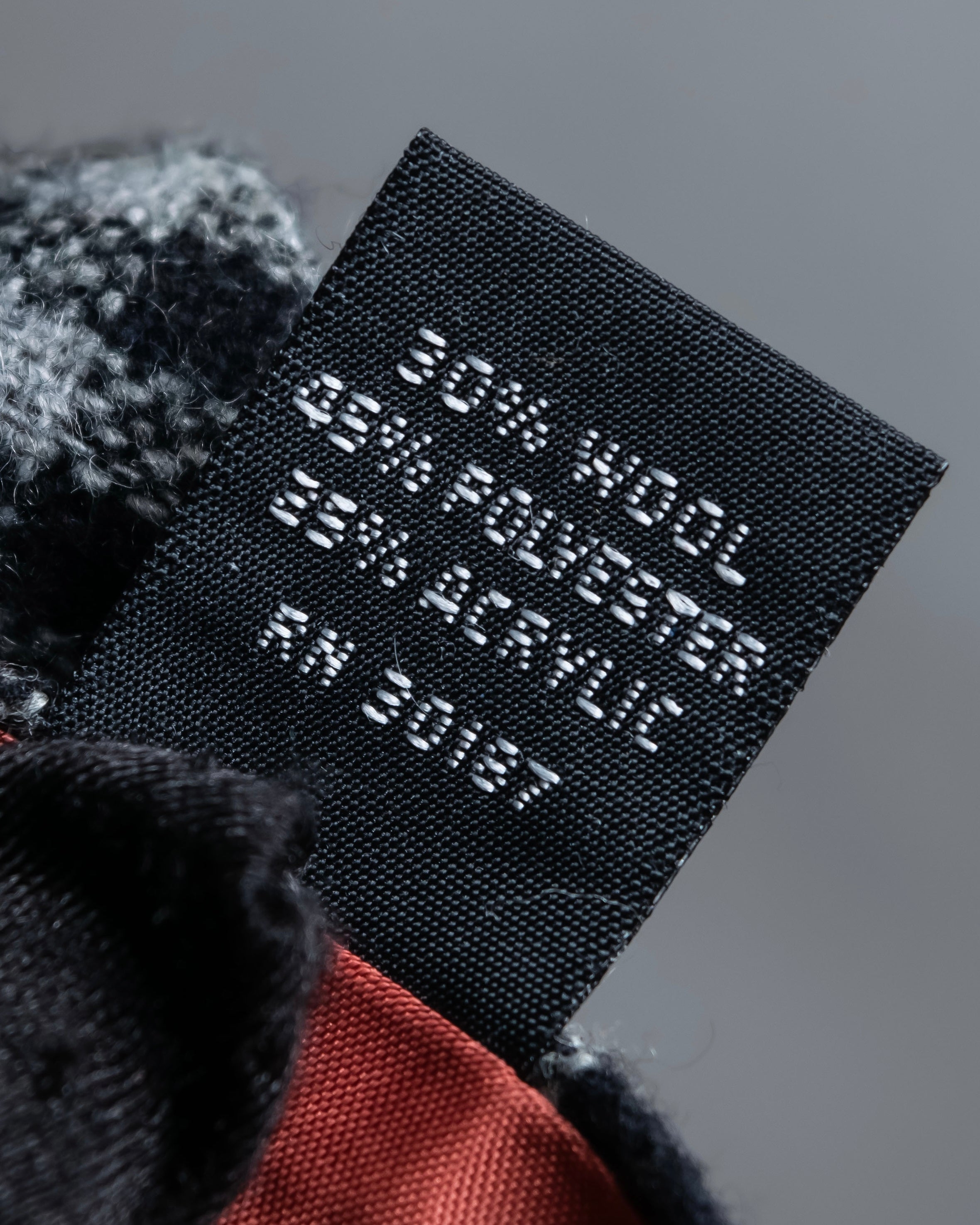 "YVES SAINT LAURENT" Tartan check wool neck tie