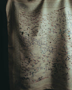 "Hermès" 00's Pastel bird print silk scarf
