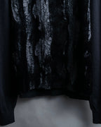 "MAISON MARGIELA"
Fur docking high gauge knit