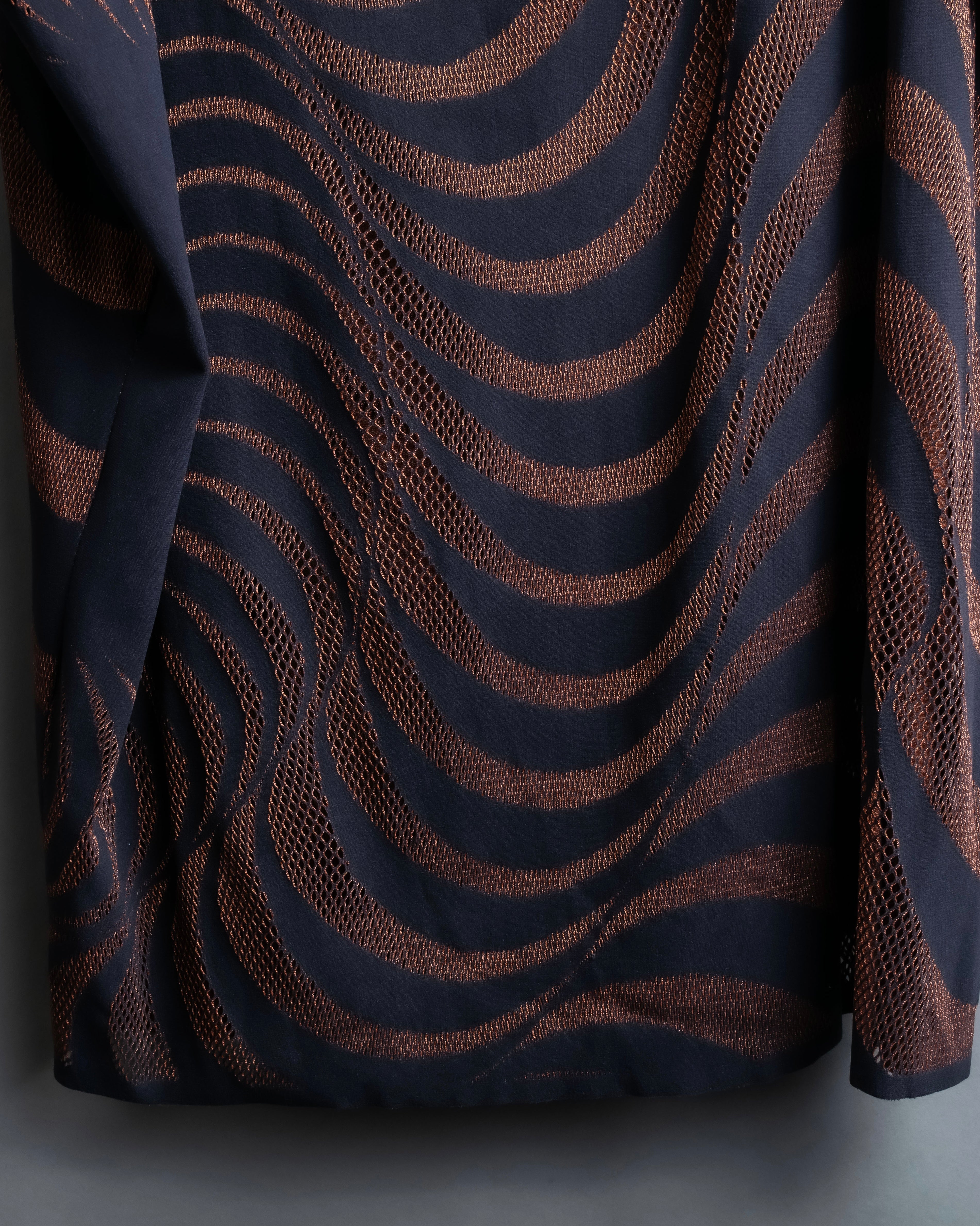 "PLEATS PLEASE ISSEY MIYAKE"
 Marble print dolman sleeve tops