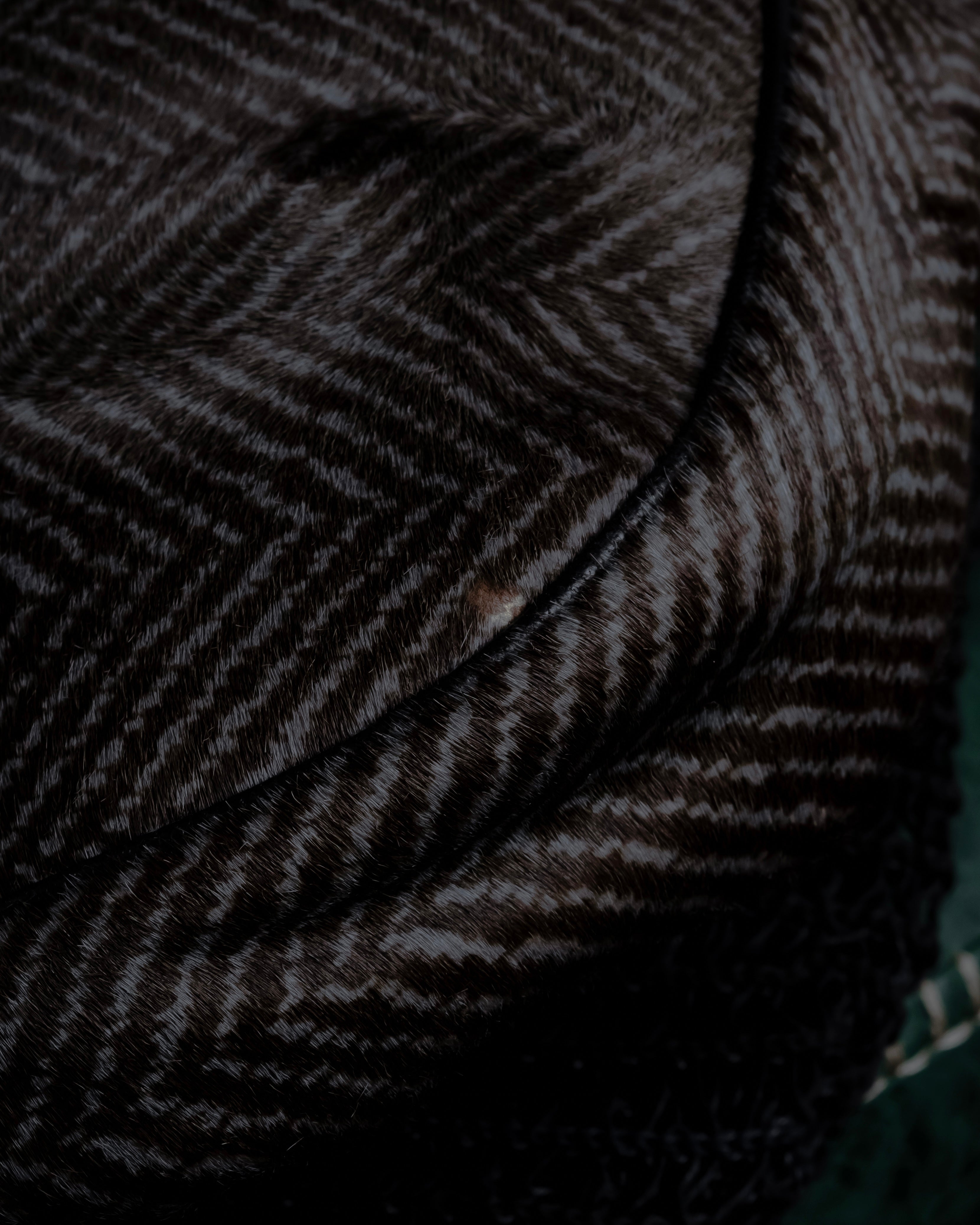 "JIL SANDER" Large flap design Harako leather shoulder bag