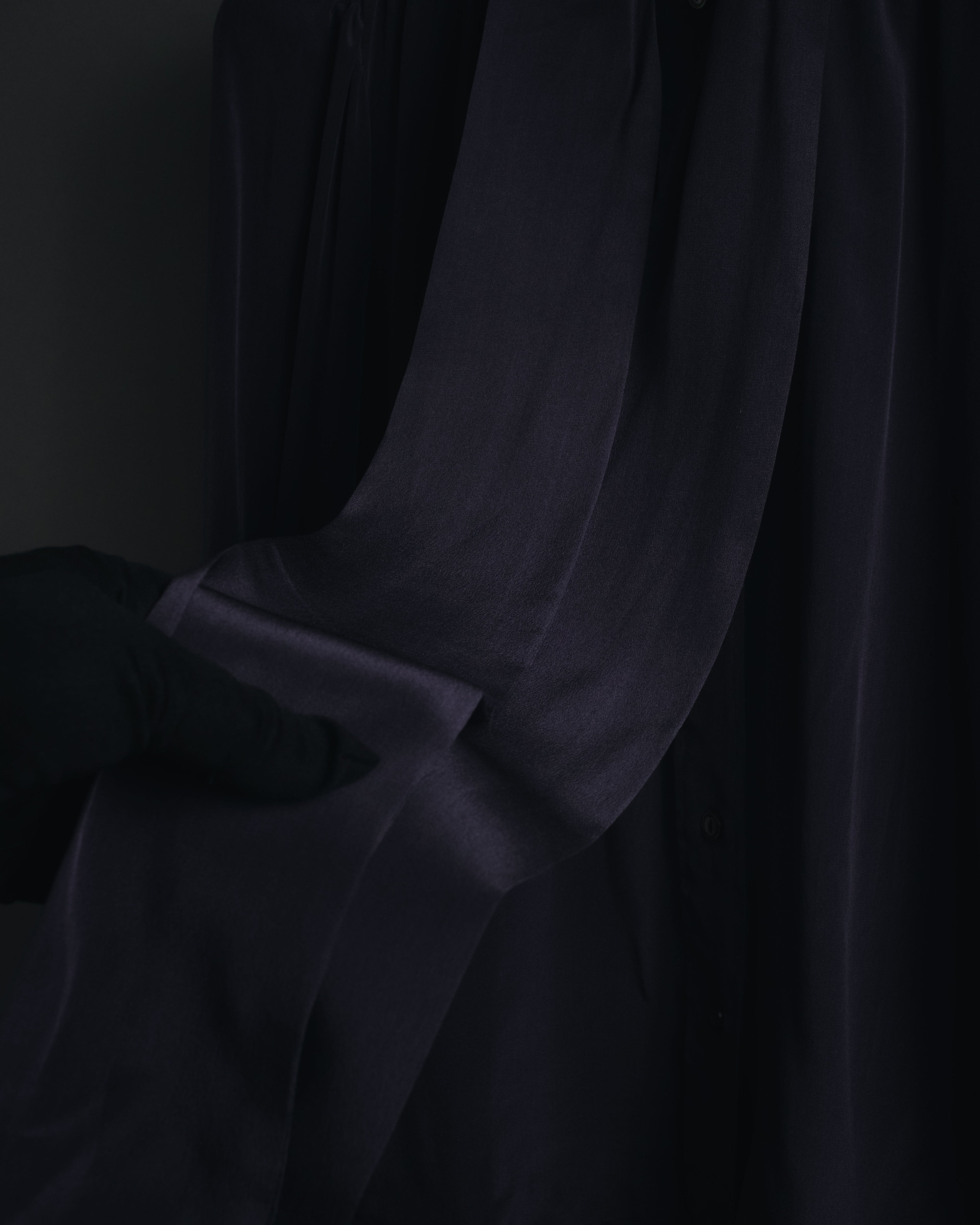 "Yves Saint Laurent" Late 80s silk bow tie blouse