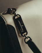 "Salvatore Ferragamo" 10's Bicolor leather chain shoulder bag