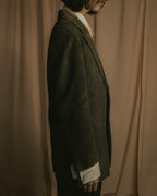 -SPECIAL- "GUCCI" 90’s Tom ford design suede tailored jacket