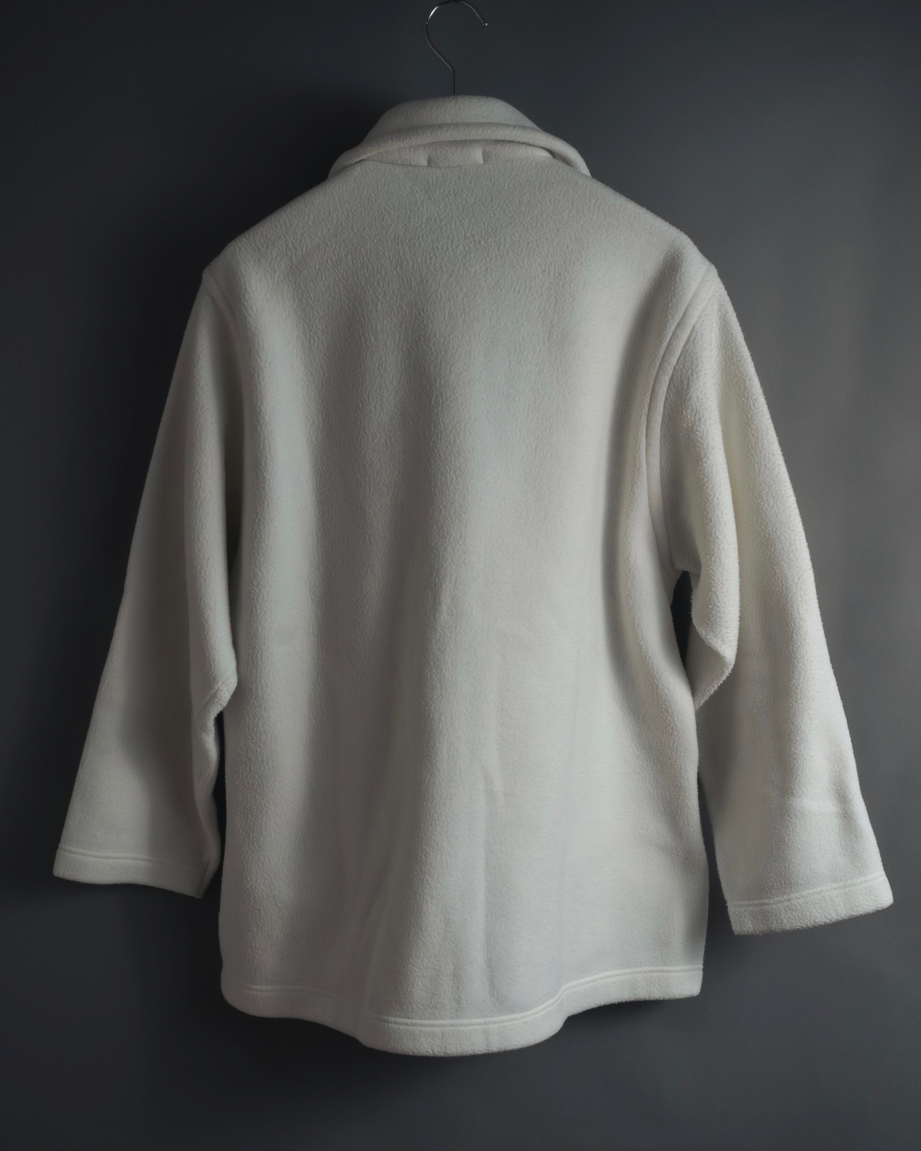 "GUCCI" 90’s-00’s Minimal fleece gold buttons jacket