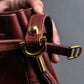 "Cartier" Drawstring design bordeaux color shoulder bag